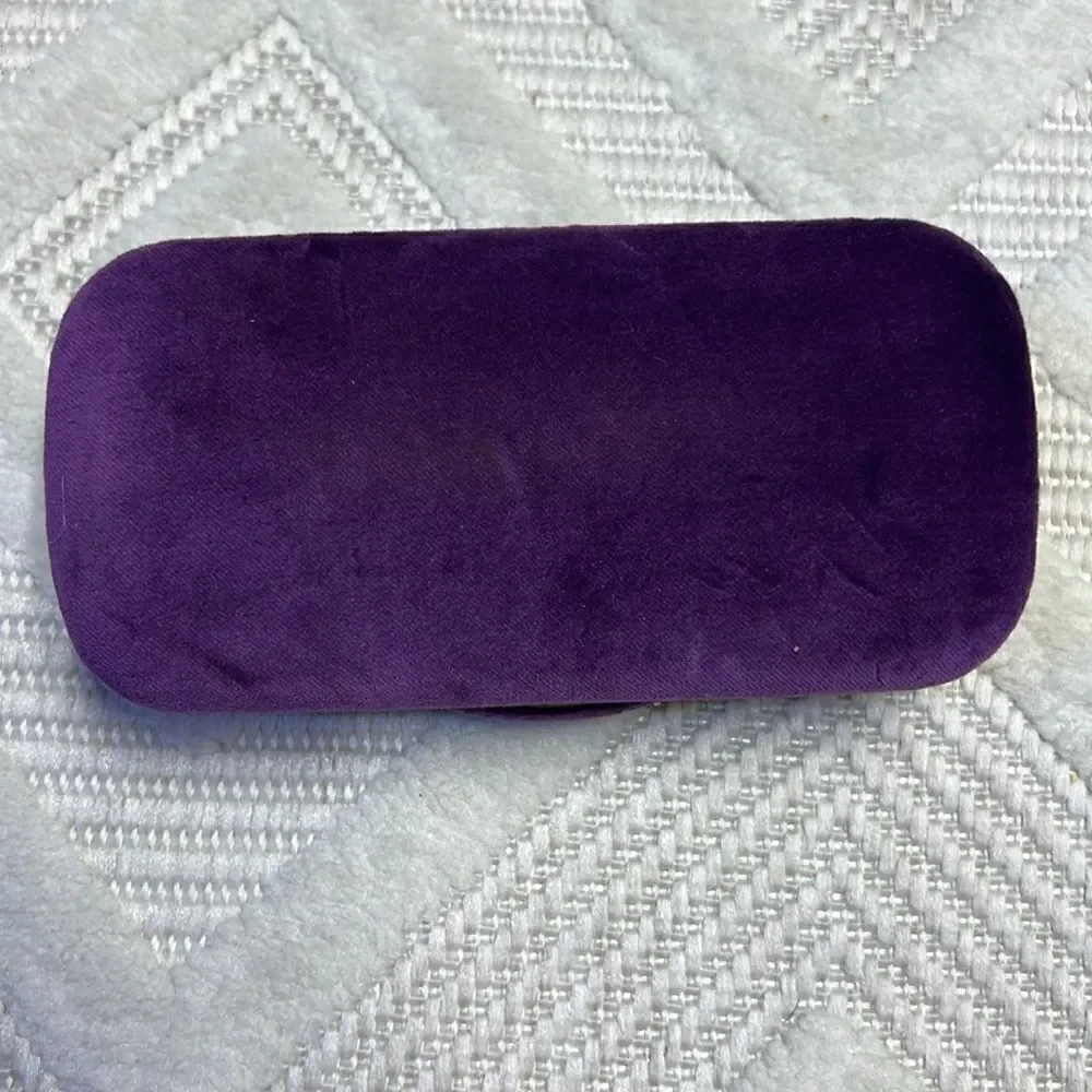 GUCCI - Purple Velvet Glasses Case